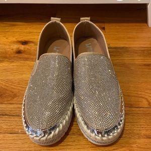Rhinestone slip ons size 7